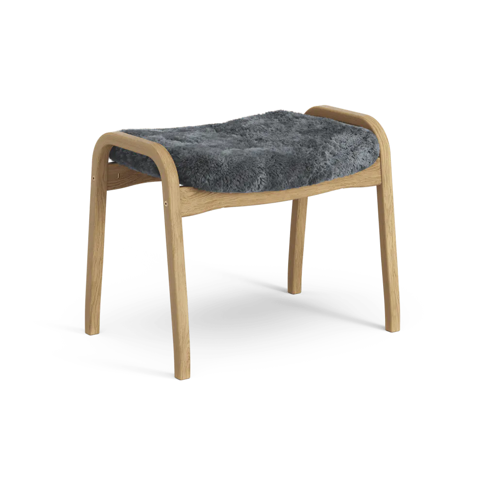 Lamino Footstool Oak